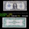 1923 $1 large size Blue Seal Silver Certificate, Fr-237 Signatures of Speelman & White Grades vf, ve