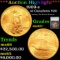 ***Auction Highlight*** 1909-s St. Gaudens $20 Gold Double Eagle Graded ms65+ By SEGS (fc)