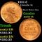 1912-d Lincoln Cent 1c Grades Select Unc RB