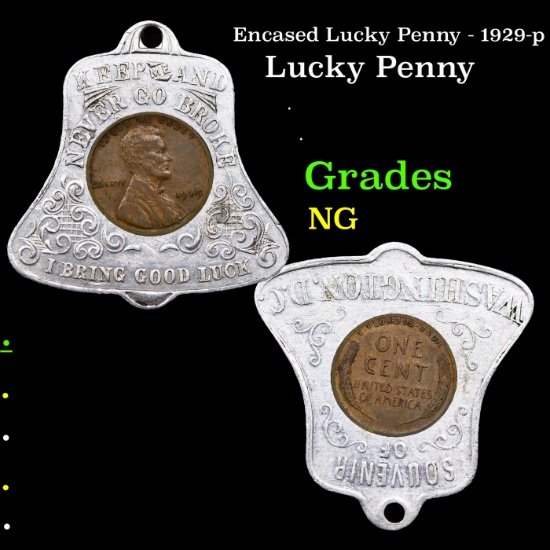Encased Lucky Penny - 1929-p