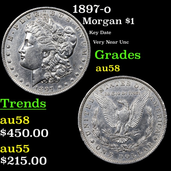 1897-o Morgan Dollar $1 Grades Choice AU/BU Slider