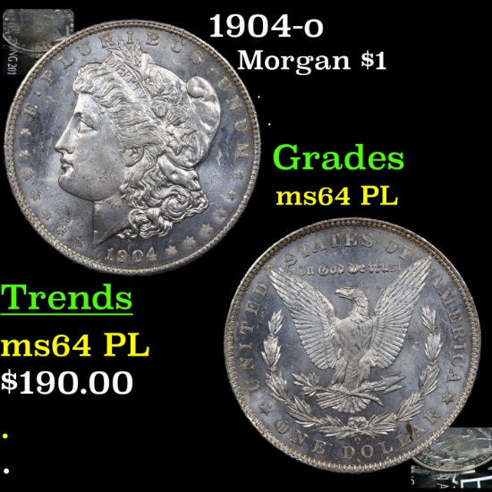 1904-o Morgan Dollar $1 Grades Choice Unc PL