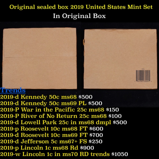 Sealed 2019 Uncirculated Mint Set