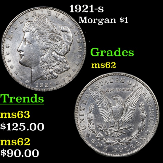 1921-s Morgan Dollar $1 Grades Select Unc