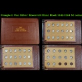 ***Auction Highlight*** Complete Unc Silver Roosevelt Dime Book 1946-1964 50 coins (fc)