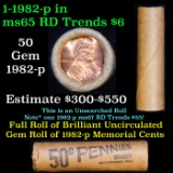 Shotgun Lincoln 1c roll, 1982-p 50 pcs Brandt Wrapper