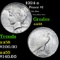 1924-s Peace Dollar $1 Grades Choice AU/BU Slider