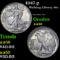 1947-p Walking Liberty Half Dollar 50c Grades Choice AU/BU Slider