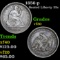 1856-p Seated Liberty Quarter 25c Grades vf++