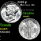 1942-p Mercury Dime 10c Grades GEM Unc