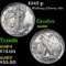 1943-p Walking Liberty Half Dollar 50c Grades Choice Unc
