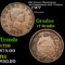 1863 George Washington Civil War Token No Compromise with Traitors 1c Grades vf details