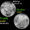 1923-p Peace Dollar $1 Grades GEM+ Unc