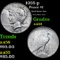 1935-p Peace Dollar $1 Grades Choice AU/BU Slider