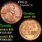 1912-p Lincoln Cent 1c Grades Select+ Unc RB