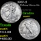 1937-d Walking Liberty Half Dollar 50c grades select+ UNC