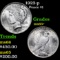 1923-p Peace Dollar $1 Grades GEM+ Unc
