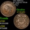 1837 Millions for Defense Hard Times Token HT-48 1c Grades xf details