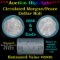 ***Auction Highlight*** Full solid Bank Of America Morgan/Peace silver dollar roll, 20 coin 1886 & '