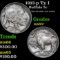 1913-p Ty I Buffalo Nickel 5c Grades GEM+ Unc