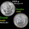 1898-p Morgan Dollar $1 grades gem+ unc