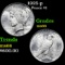 1925-p Peace Dollar $1 grades gem+ Unc