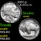 1937-p Buffalo Nickel 5c Grades GEM+ Unc