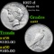 1927-d Peace Dollar $1 Grades Select AU