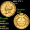 1851 TY 1 Gold Dollar $1 Graded BU+