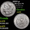 1892-p Morgan Dollar $1 Grades Choice AU/BU Slider