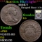 ***Auction Highlight*** 1808/7 Draped Bust Half Cent 1/2c Graded f+ by USCG (fc)
