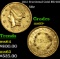 1853 fractional Gold BG430 50c grades Select+ Unc