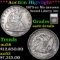 ***Auction Highlight*** 1873-cc No arrows Seated Half Dollar 50c Graded au55 details by SEGS (fc)