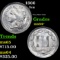 1866 Three Cent Copper Nickel 3cn Grades Choice+ Unc