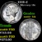 1929-d Mercury Dime 10c Grades GEM+ FSB