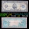 1914 $5 Large Size Blue Seal Federal Reserve Note,New York, NY 2-B Grades vg, very good