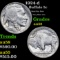 1924-d Buffalo Nickel 5c grades choice AU/BU Slider