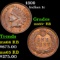 1899 Indian Cent 1c Grades Gem+ Unc RB