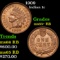 1909 Indian Cent 1c Grades Gem+ Unc RB