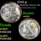 1942-p Walking Liberty Half Dollar 50c Grades GEM+ Unc