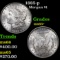 1885-p Morgan Dollar $1 Grades GEM+ Unc