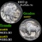 1927-p Buffalo Nickel 5c Grades GEM+ Unc