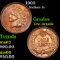 1902 Indian Cent 1c Grades Unc Details