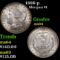 1889-p Morgan Dollar $1 Grades Choice Unc