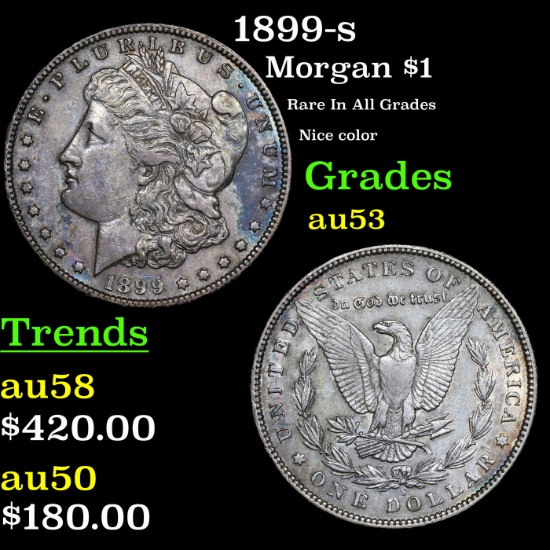 1899-s Morgan Dollar $1 Grades Select AU