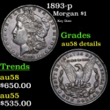 1893-p Morgan Dollar $1 Grades Au Details