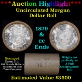***Auction Highlight*** 1879 & CC Uncirculated Morgan Dollar Shotgun Roll (fc)