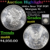 ***Auction Highlight*** 1880-s Morgan Dollar Near TOP POP! $1 Graded ms68 by SEGS (fc)