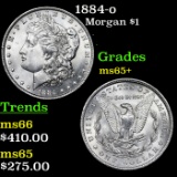 1884-o Morgan Dollar $1 Grades GEM+ Unc