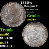 1880-o Morgan Dollar $1 Grades Choice AU/BU Slider+